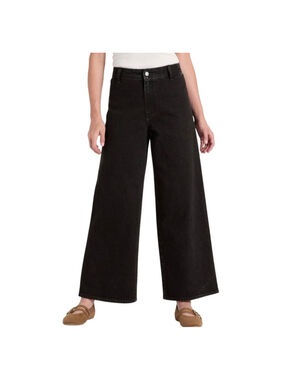Women's Universal Thread Wide Leg High Rise Sailor Black Jeans Size 00